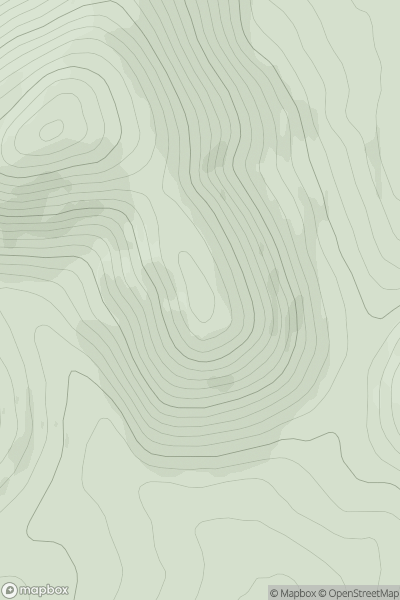 Thumbnail image for Flint Hill [Firth of Forth to the River Tweed] showing contour plot for surrounding peak